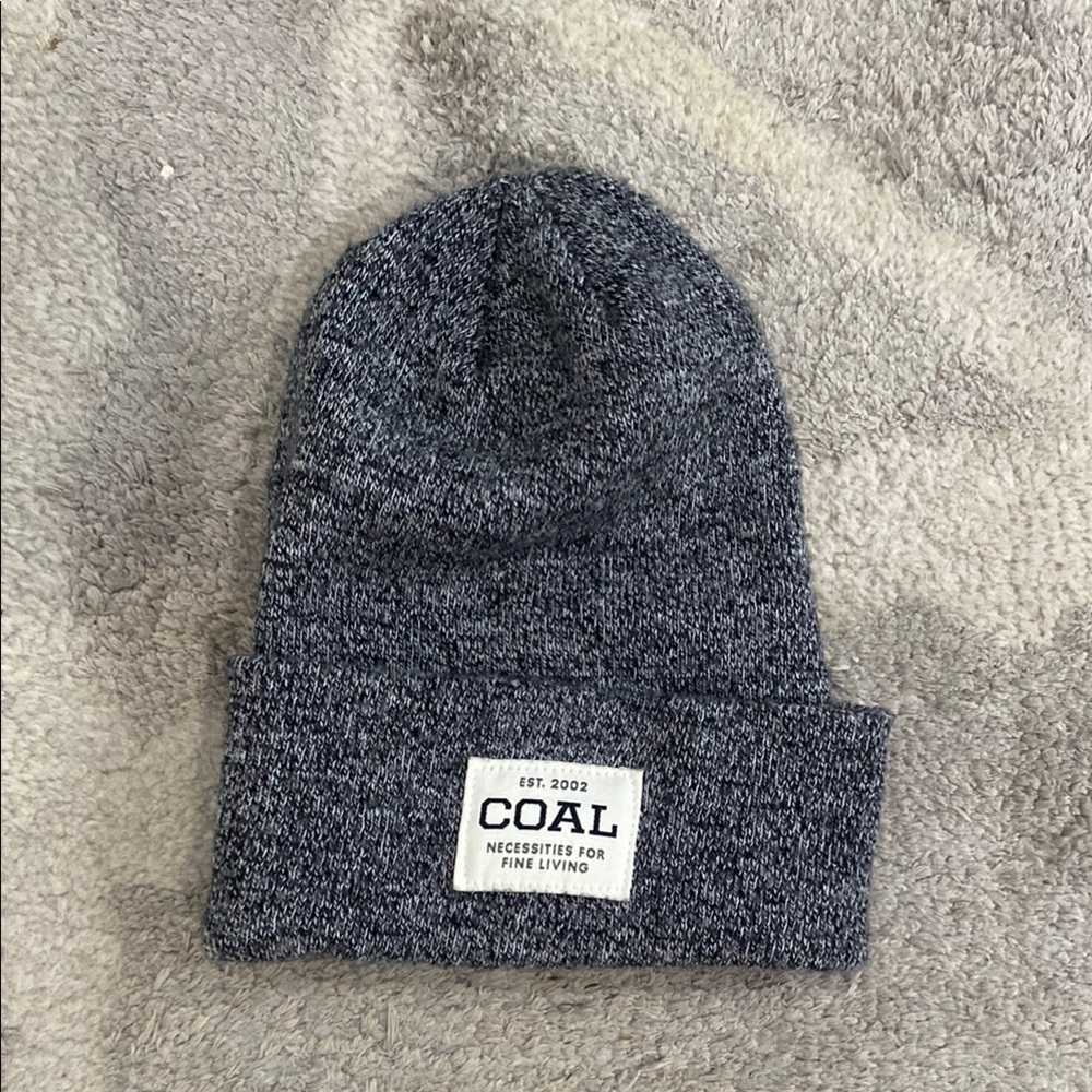 Coal Grey Knit Beanie
